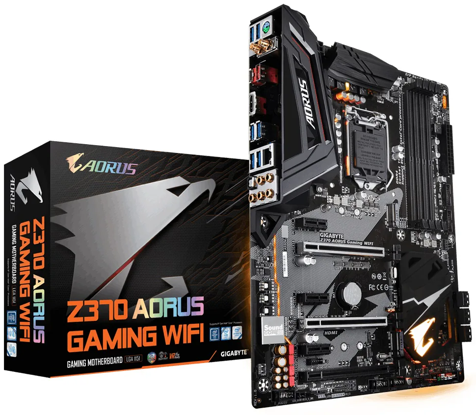 GIGABYTE giới thiệu các dòng bo mạch chủ H370 và B360 AORUS GAMING WIFI