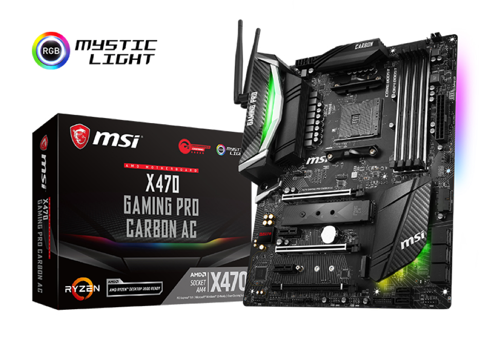 MSI giới thiệu loạt sản phẩm bo mạch chủ mới sử dụng chipset AMD X470