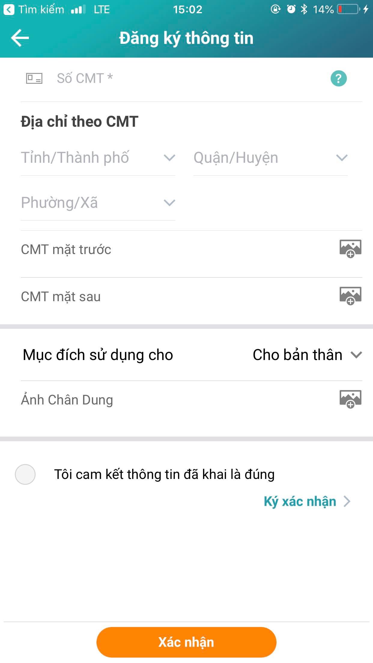 Hướng dẫn kiểm tra thông tin và bổ sung ảnh chân dung cho mạng Viettel