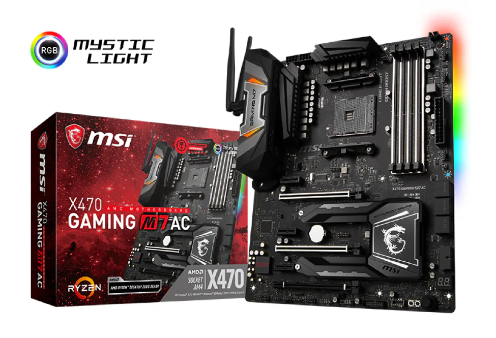 MSI giới thiệu loạt sản phẩm bo mạch chủ mới sử dụng chipset AMD X470