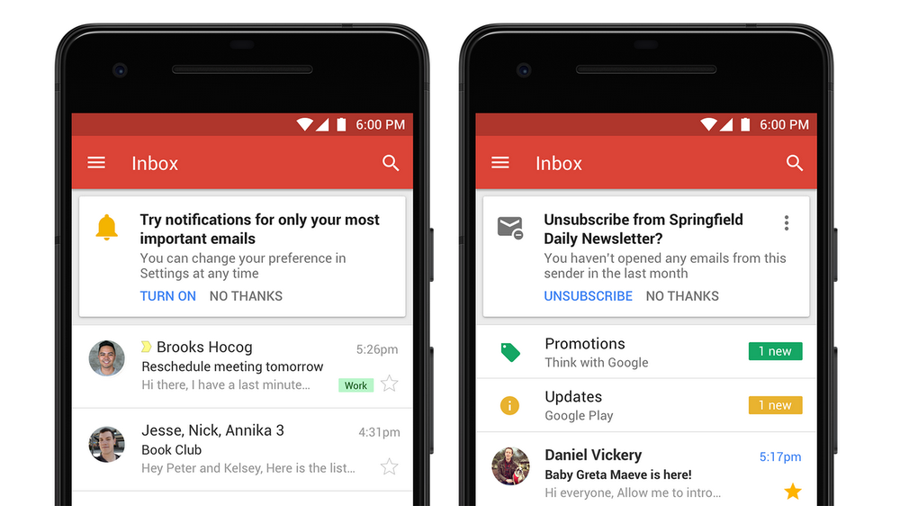 Google thay đổi giao diện mới cho Gmail: Chế độ bí mật, hoãn thời gian thông báo và nhiều hơn nữa