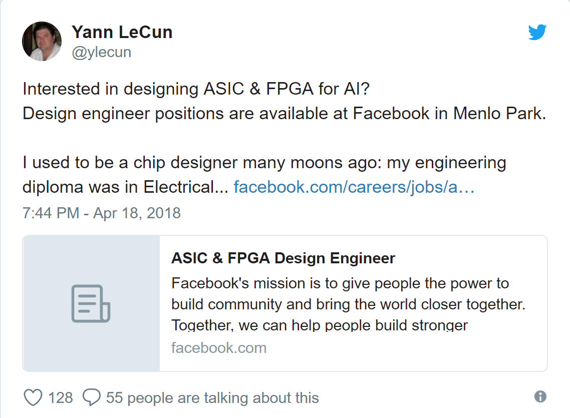 Facebook muốn tự tay thiết kế bộ xử lý riêng cho các thiết bị AI