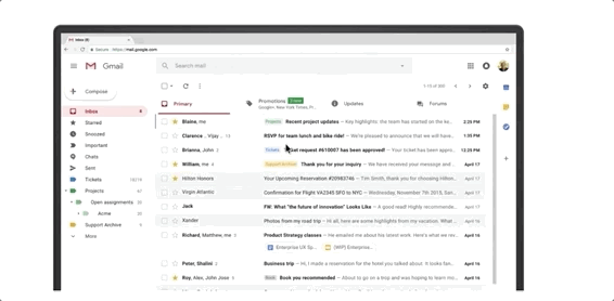 Google thay đổi giao diện mới cho Gmail: Chế độ bí mật, hoãn thời gian thông báo và nhiều hơn nữa