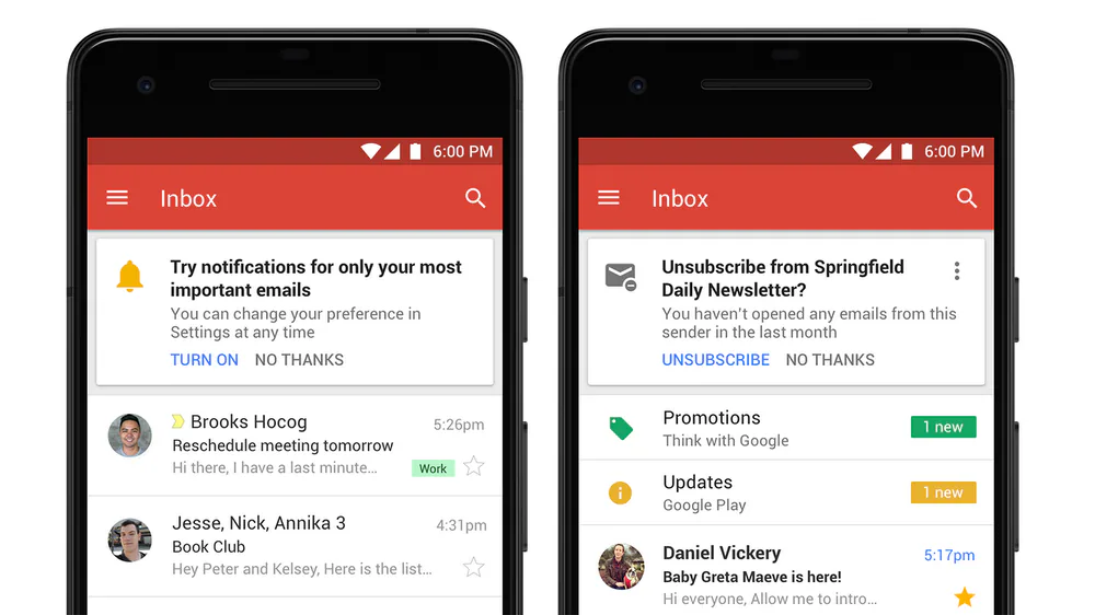 Google thay đổi giao diện mới cho Gmail: Chế độ bí mật, hoãn thời gian thông báo và nhiều hơn nữa