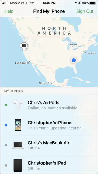 Cách tìm lại tai nghe AirPod thất lạc của bạn