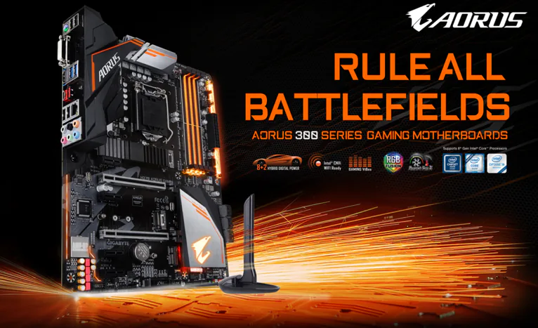 GIGABYTE giới thiệu các dòng bo mạch chủ H370 và B360 AORUS GAMING WIFI