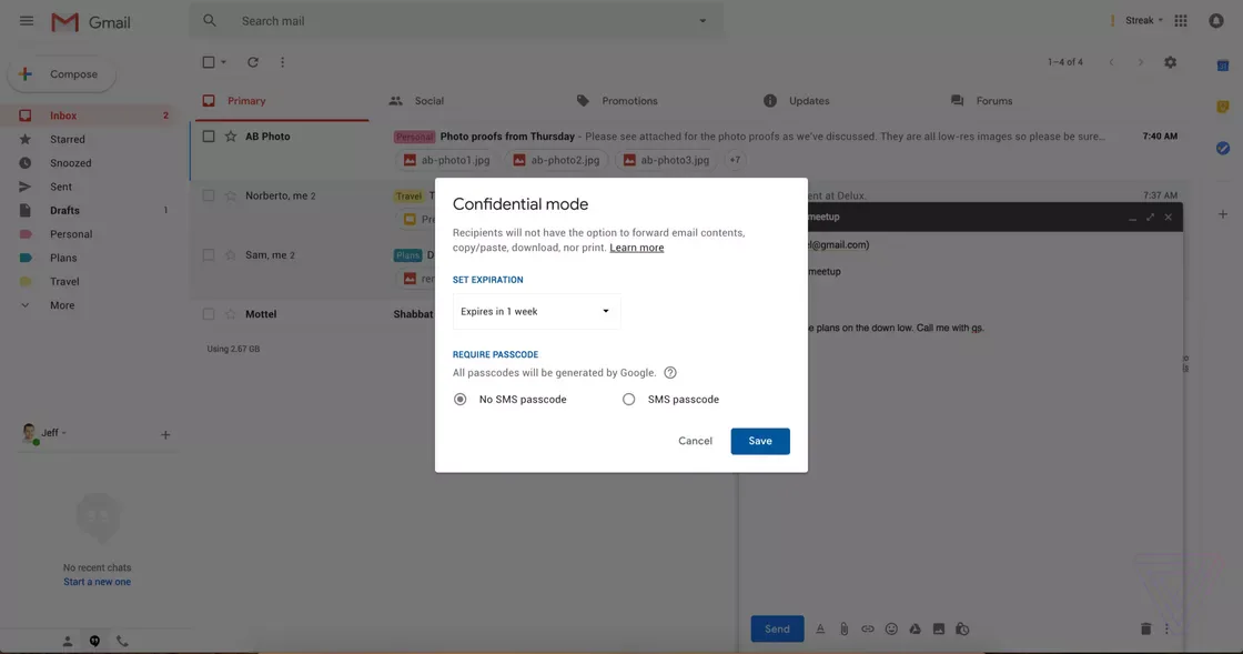 Gmail sẽ có một 'Chế độ bảo mật' hoàn toàn mới