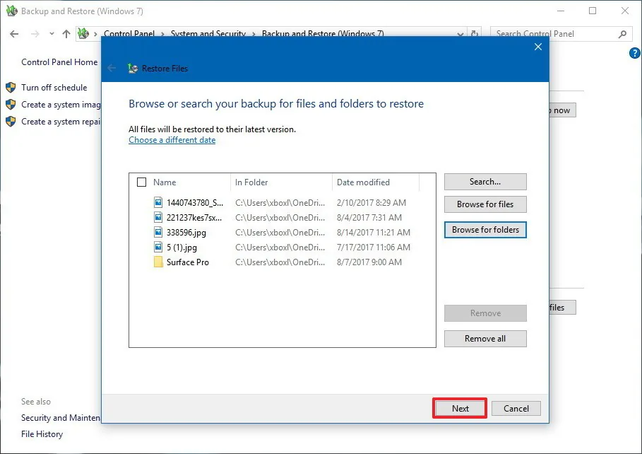 Thủ thuật - Khôi phục tập tin các nhân bị mất sau khi nâng cấp lên Windows 10