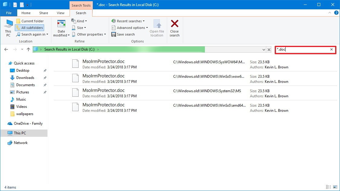 Thủ thuật - Khôi phục tập tin các nhân bị mất sau khi nâng cấp lên Windows 10