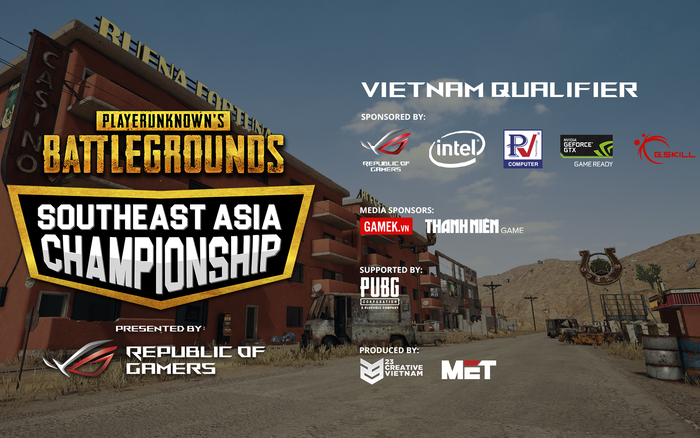 211 squads tham dự PUBG Southeast Asia Championship được tổ chức bởi ROG