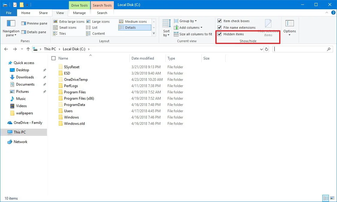 Thủ thuật - Khôi phục tập tin các nhân bị mất sau khi nâng cấp lên Windows 10