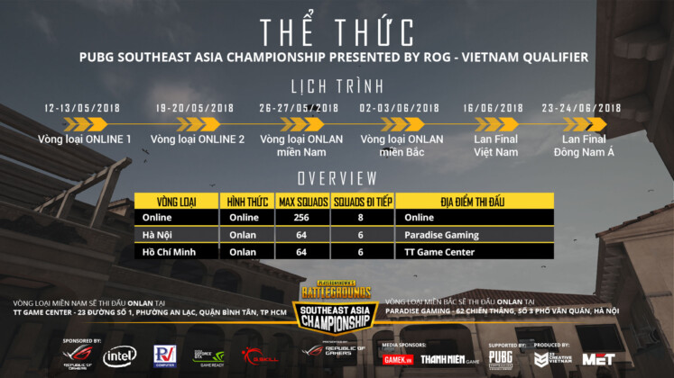 PUG SEA Championship chính thức mở đăng ký vòng loại tại Việt Nam