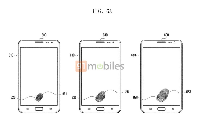Bằng sáng chế mới cho thấy Galaxy Note 9 có thể sẽ có cảm biến vân tay trong màn hình