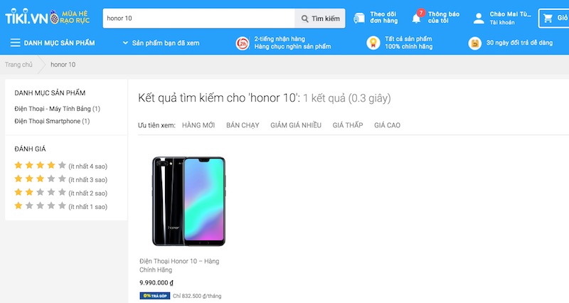 Honor 10 sẽ lên kệ thị trường Việt Nam với giá dưới 10 triệu đồng