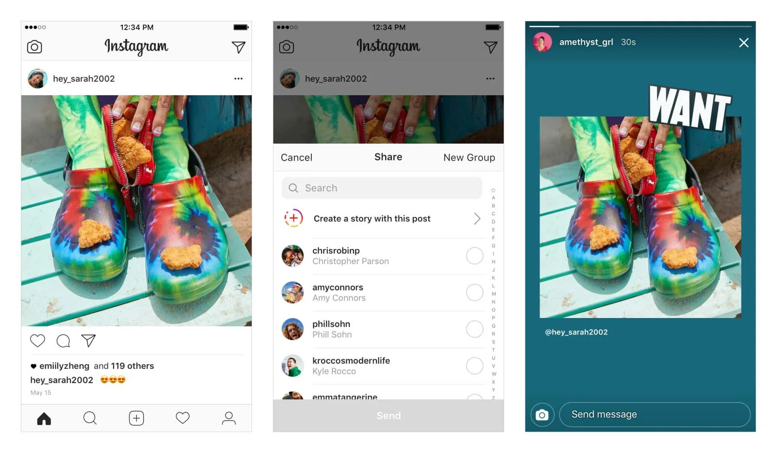 Instagram chính thức ra mắt chế độ chia sẻ các bài đăng trên Story