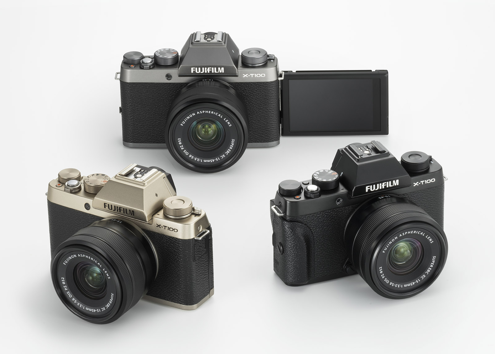 Máy ảnh phân khúc entry-level X-T100 mới của Fujifilm sẽ mang kiểu dáng cổ điển