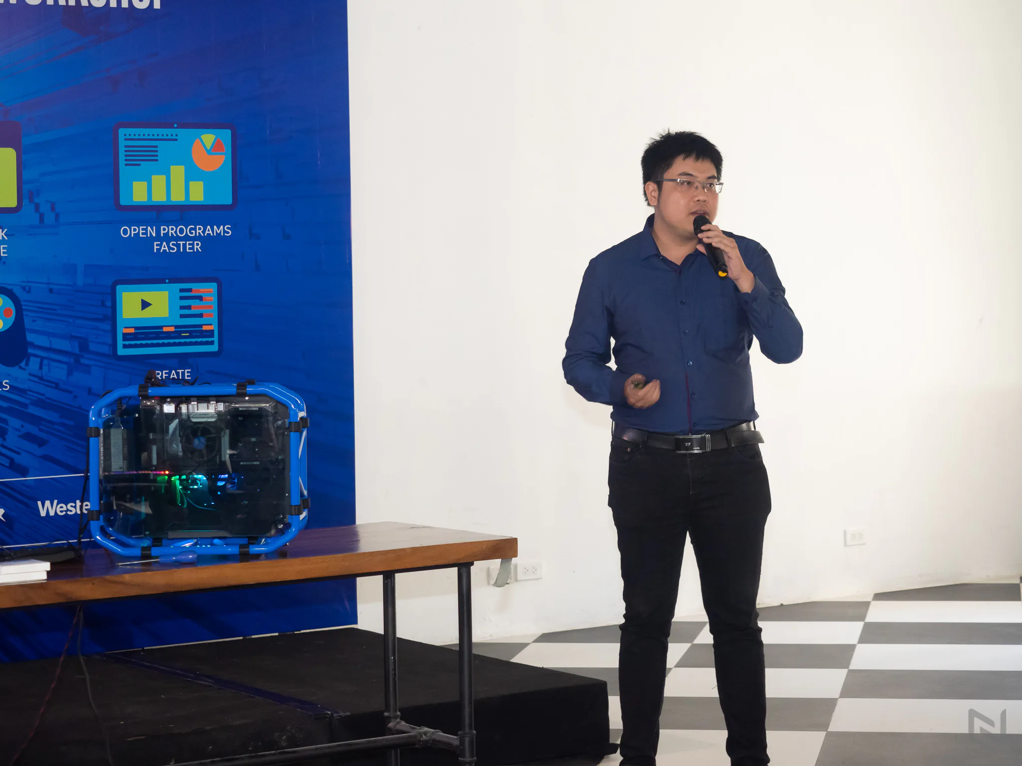 Hình ảnh buổi Workshop trình diễn hiệu năng ấn tượng của Intel Optane thế hệ mới