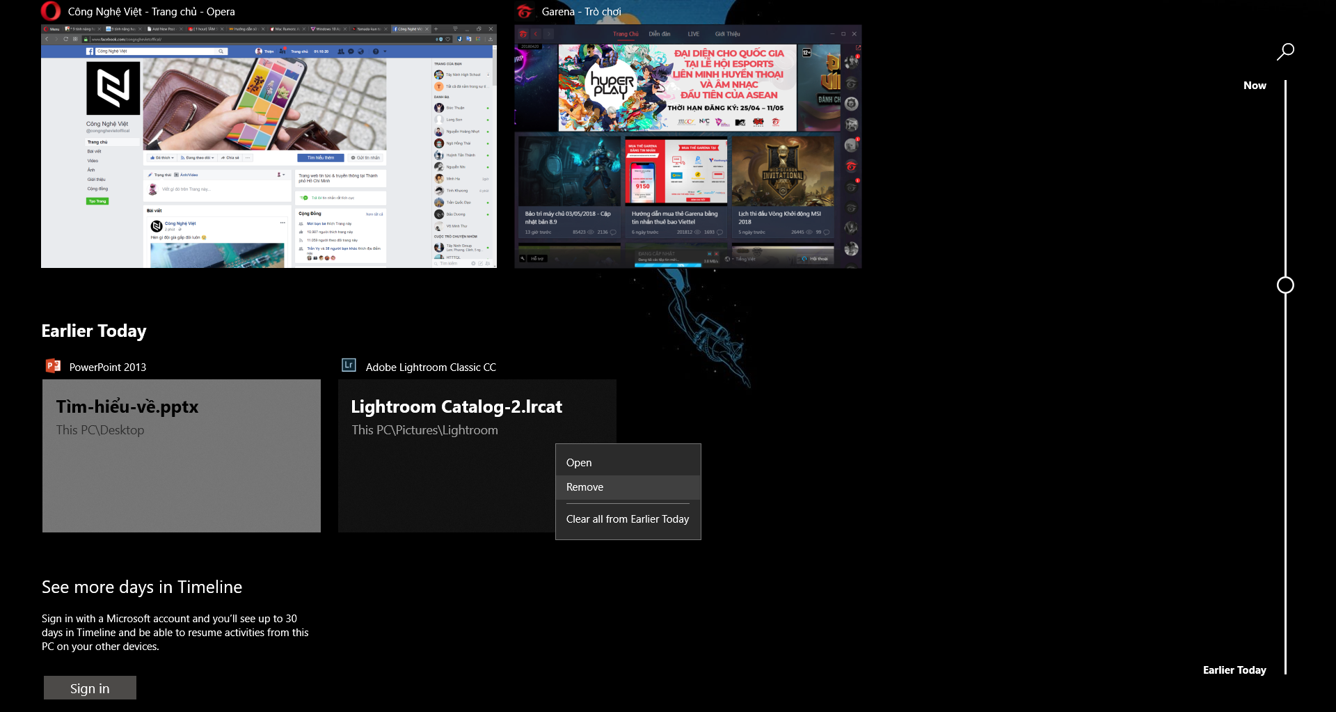 Trải nghiệm cập nhật Windows 10 April 2018: Cảm nhận cá nhân với các tính năng mới