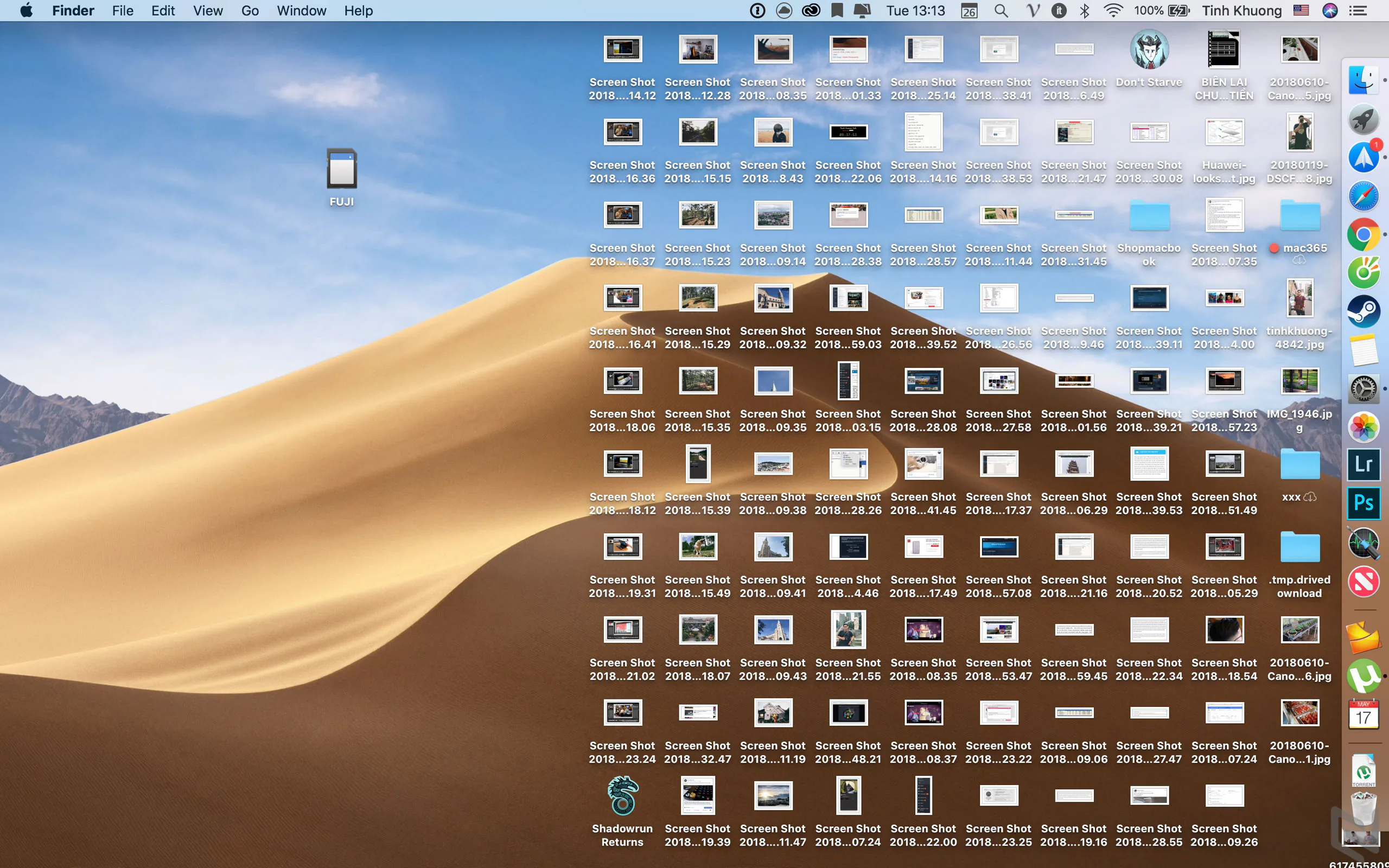 macOS Mojave: Cách tạo ngăn tự động sắp xếp trên Desktop (Desktop Stacks)