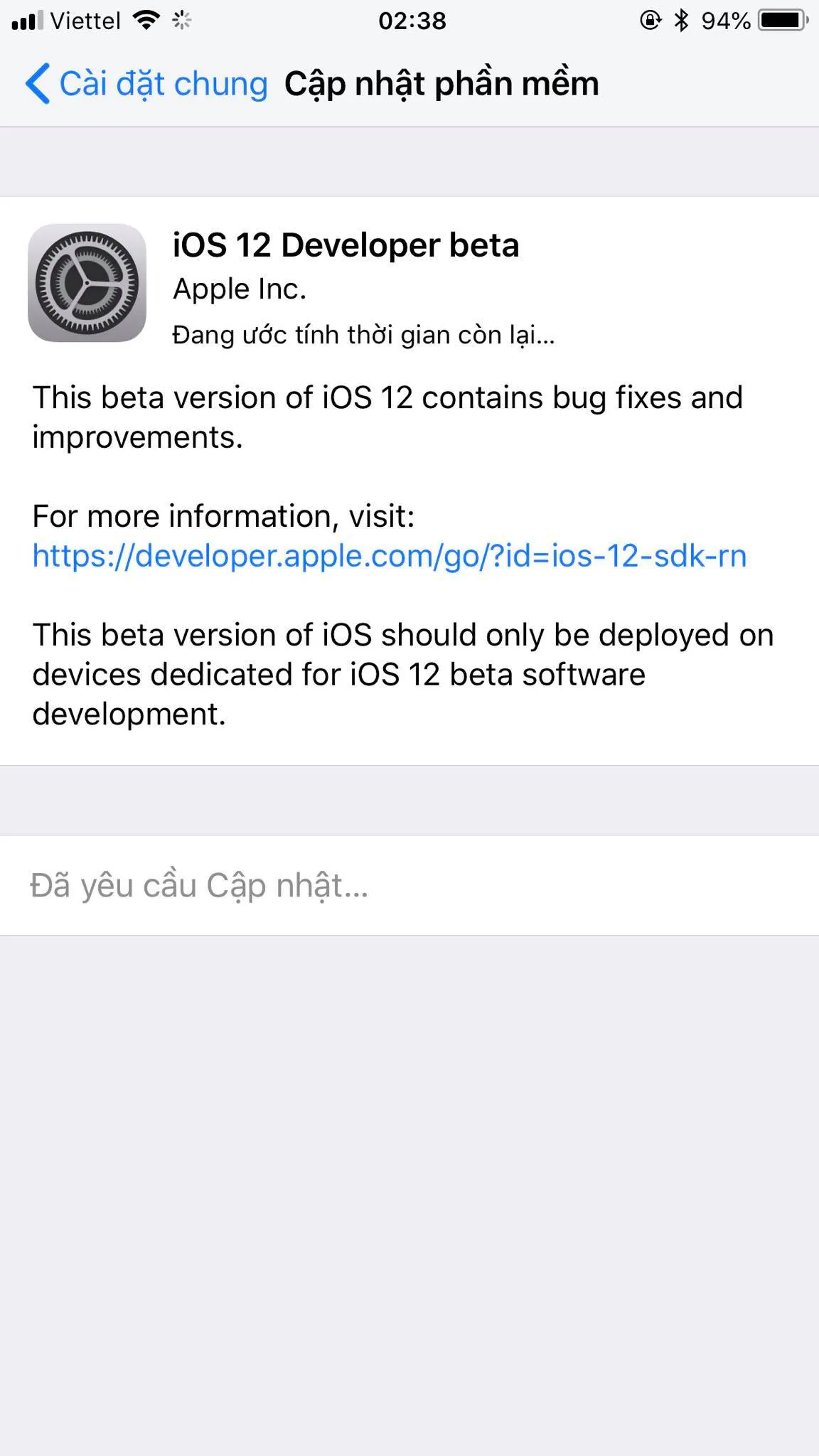 Chia sẻ cách nâng cấp lên iOS 12 sớm ngay từ bây giờ
