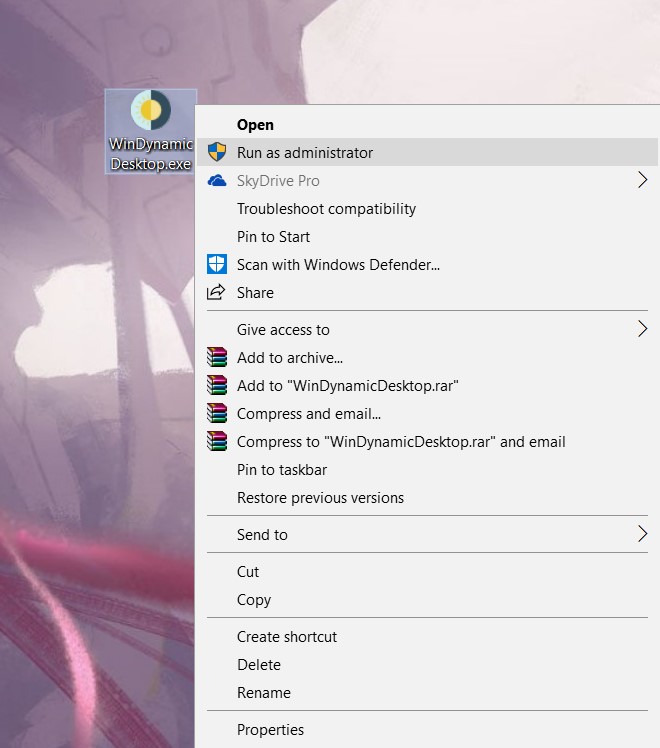 Hướng dẫn mang tính năng Dynamic Desktop của macOS Mojave lên Windows 10