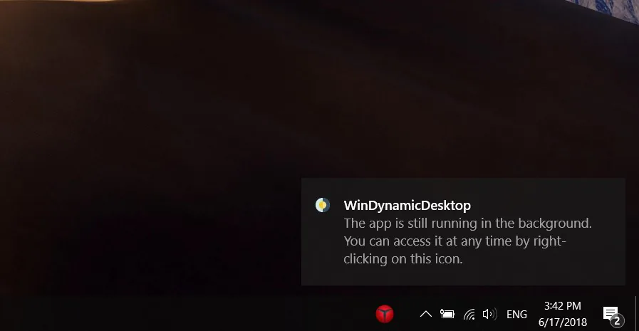 Hướng dẫn mang tính năng Dynamic Desktop của macOS Mojave lên Windows 10