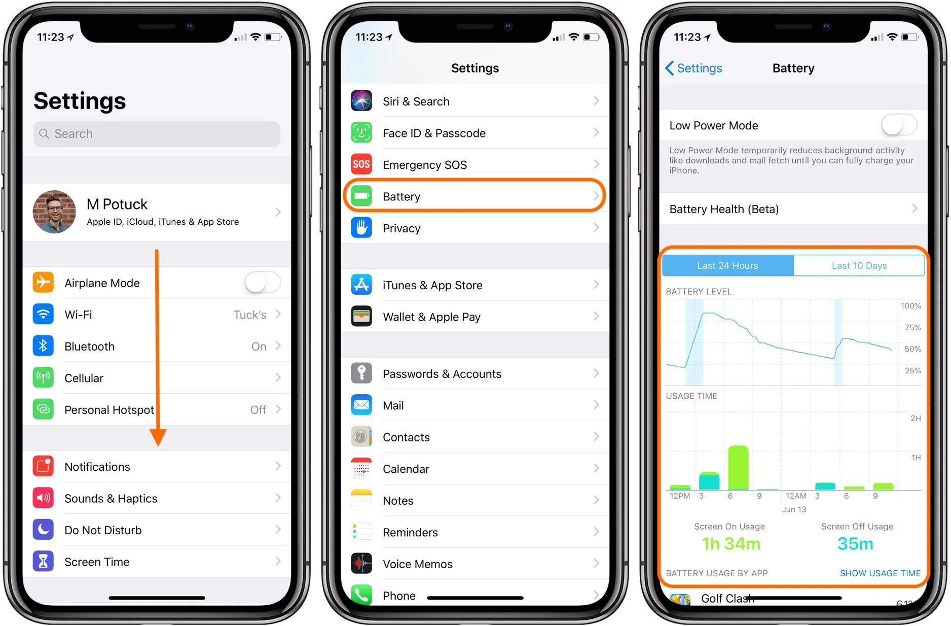 Thủ thuật iPhone: Cách xem thống kê pin nâng cao trên iOS 12