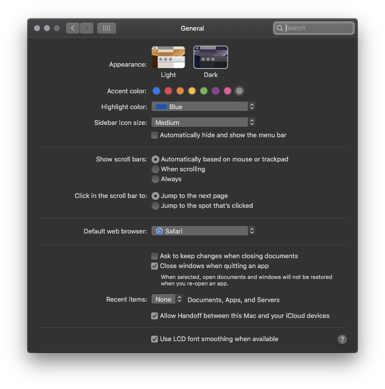 Làm quen Mac - Cách thay đổi màu nhấn hệ thống trên macOS Mojave