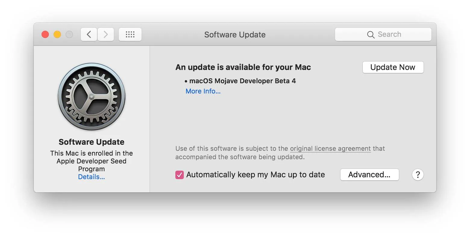 Đã có bản Beta 4 của macOS Mojave, thêm ảnh nền thứ hai của Dynamic Desktop