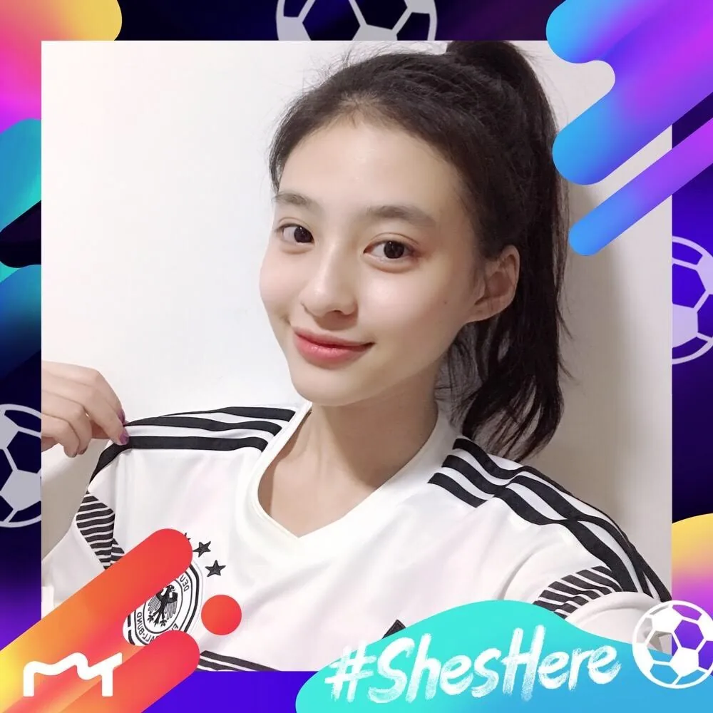 “She is Here”, cùng xinh đẹp lung linh với ứng dụng Meitu trong mùa World Cup 2018