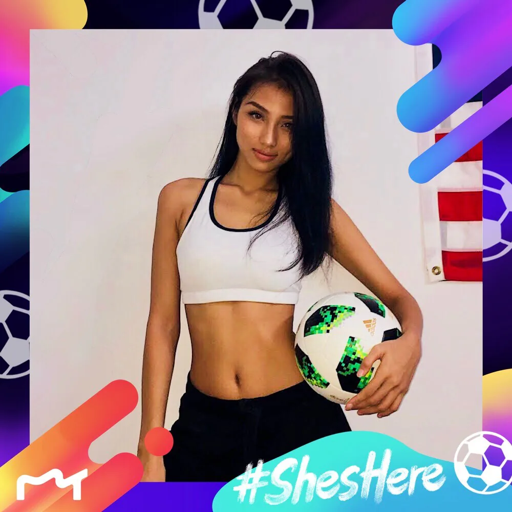 “She is Here”, cùng xinh đẹp lung linh với ứng dụng Meitu trong mùa World Cup 2018
