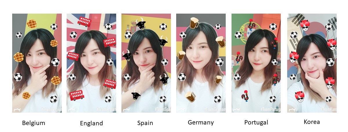 “She is Here”, cùng xinh đẹp lung linh với ứng dụng Meitu trong mùa World Cup 2018
