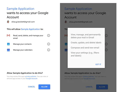 Gmail cho phép các ứng dụng, công ty bên thứ ba đọc email của người dùng
