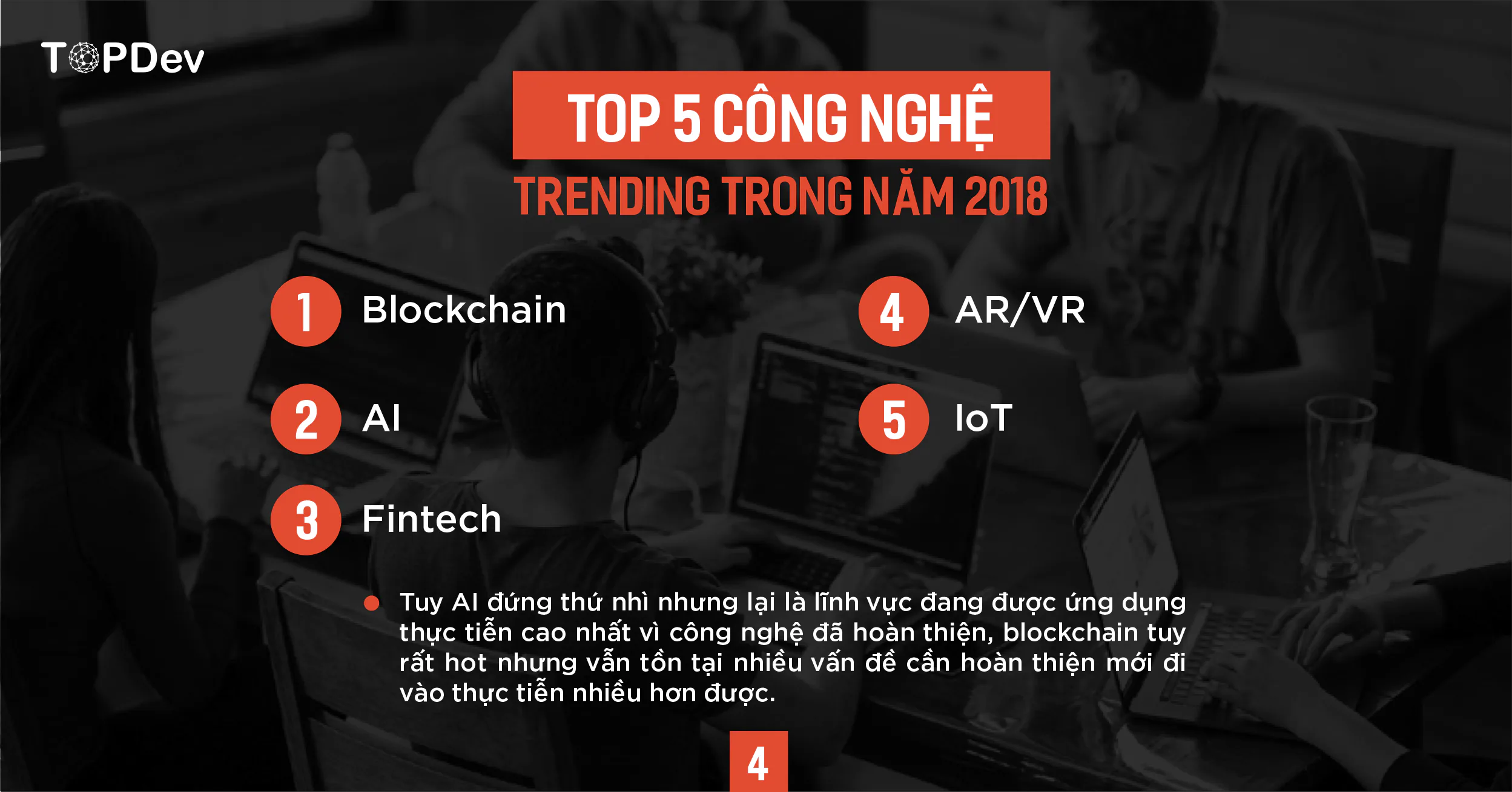 Việt Nam sẽ là điểm nóng của Blockchain trong khu vực theo báo cáo trong Q2/2018 của TopDev