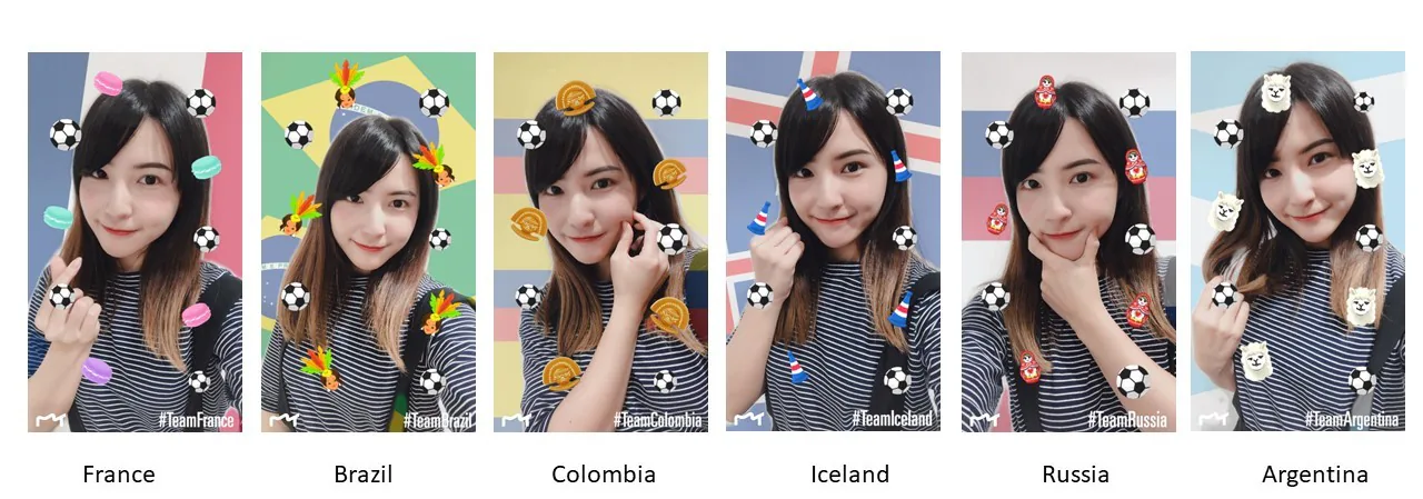 “She is Here”, cùng xinh đẹp lung linh với ứng dụng Meitu trong mùa World Cup 2018