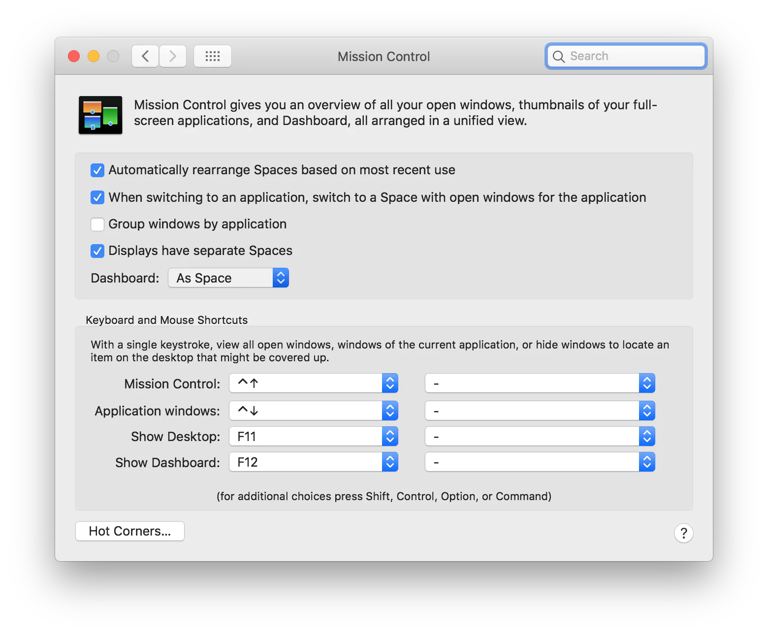 Loại bỏ Dashboard trên macOS