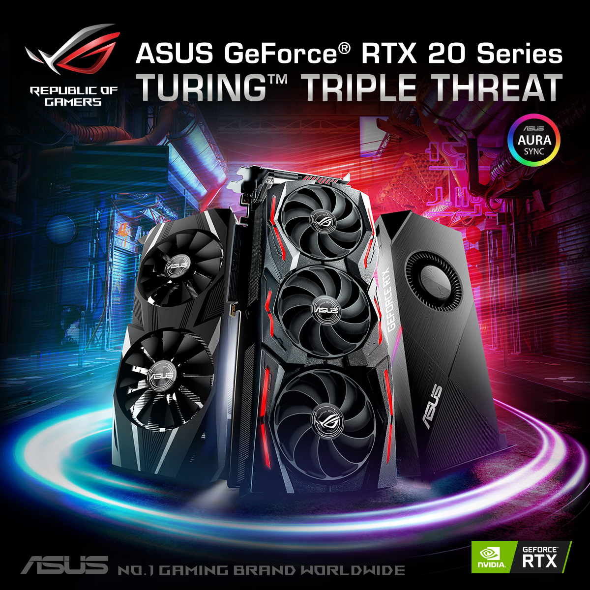 ASUS công bố phiên bản card màn hình gaming mới ROG Strix, Turbo và Dual sử dụng Geforce RTX 2080 Ti và 2080