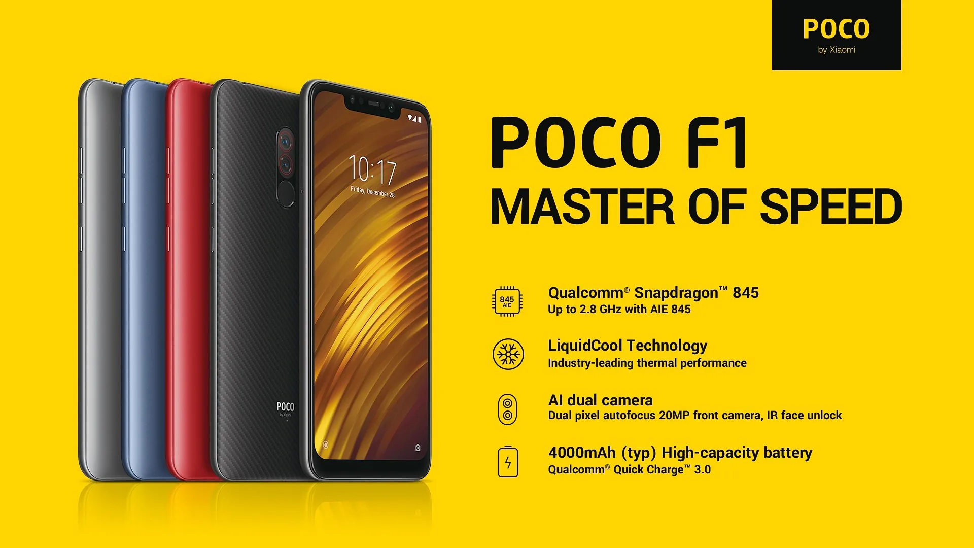 POCOPHONE F1 sẽ lên kệ Việt Nam với giá từ 8 triệu đồng