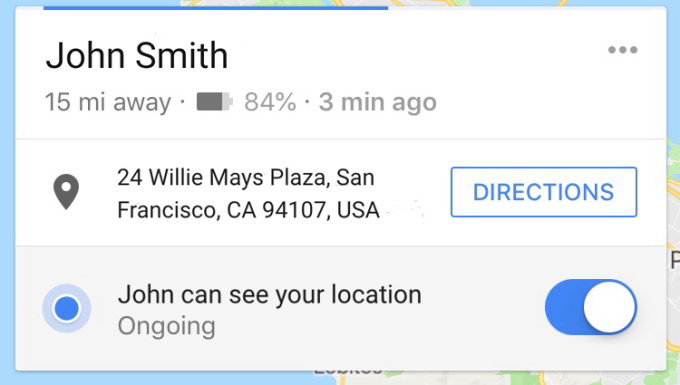 Chia sẻ vị trí trên Google Maps giờ đây sẽ bao gồm cả dung lượng pin