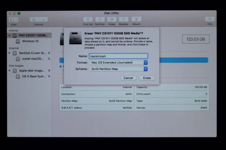 Hướng dẫn cài đặt macOS High Sierra bằng phương pháp sử dụng Clover Boot, vẫn giữ định dạng HFS