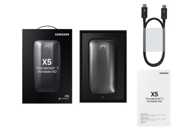 Samsung ra mắt ổ cứng X5, sử dụng NVMe hổ trợ cổng Thunderbolt 3