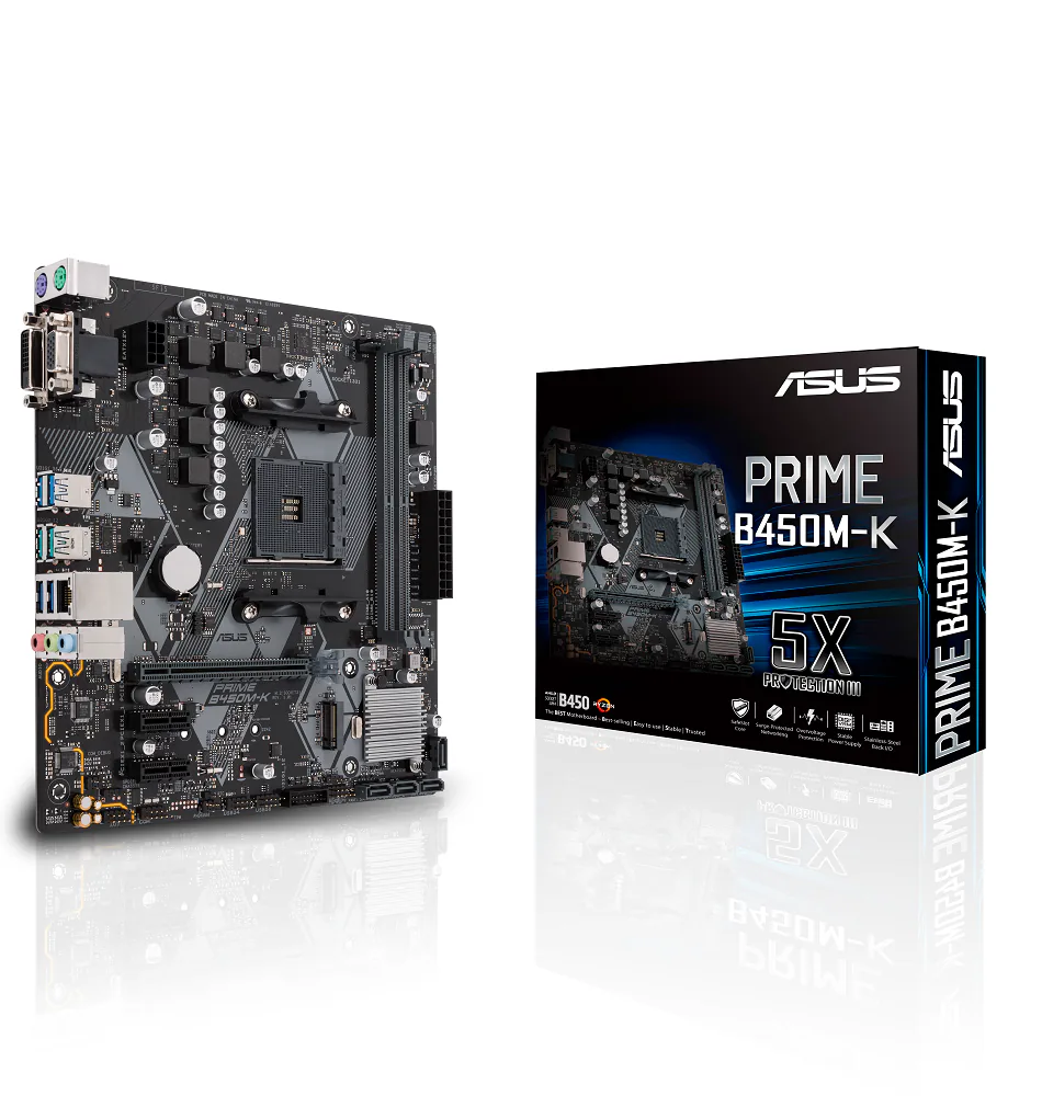 ASUS ra mắt các dòng bo mạch chủ B450 mới