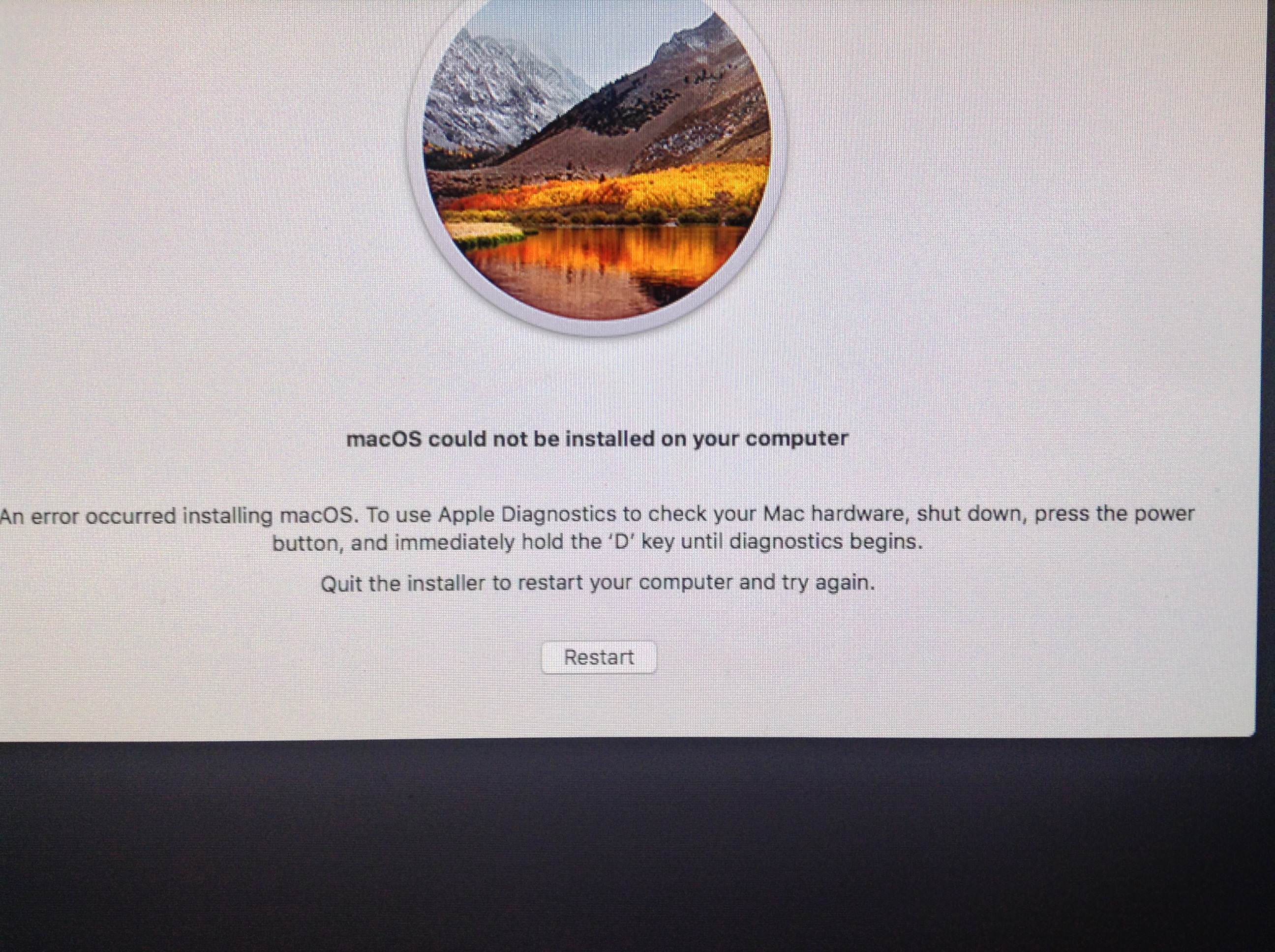 Sửa lỗi “macOS could not be installed on your computer” khi cài đặt High Sierra trên Hackintosh