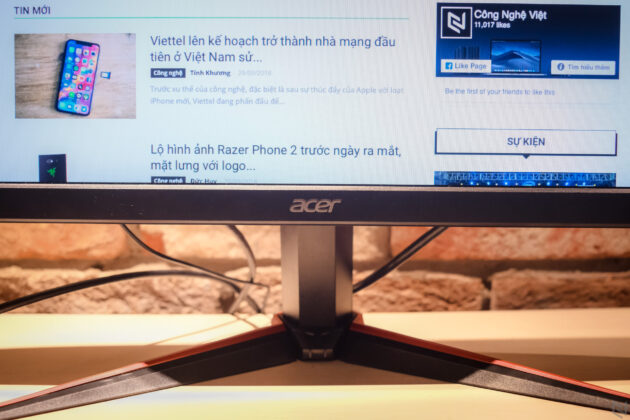 Trên tay màn hình Acer VG270: Giấc mơ 'hàng ngon' giá tốt thành hiện thực