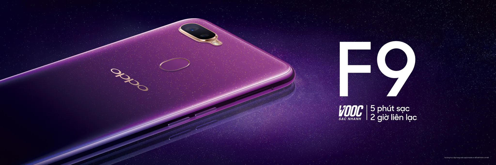 OPPO chính thức ra mắt smartphone F9 phiên bản Tím Tinh Tú tại Việt Nam