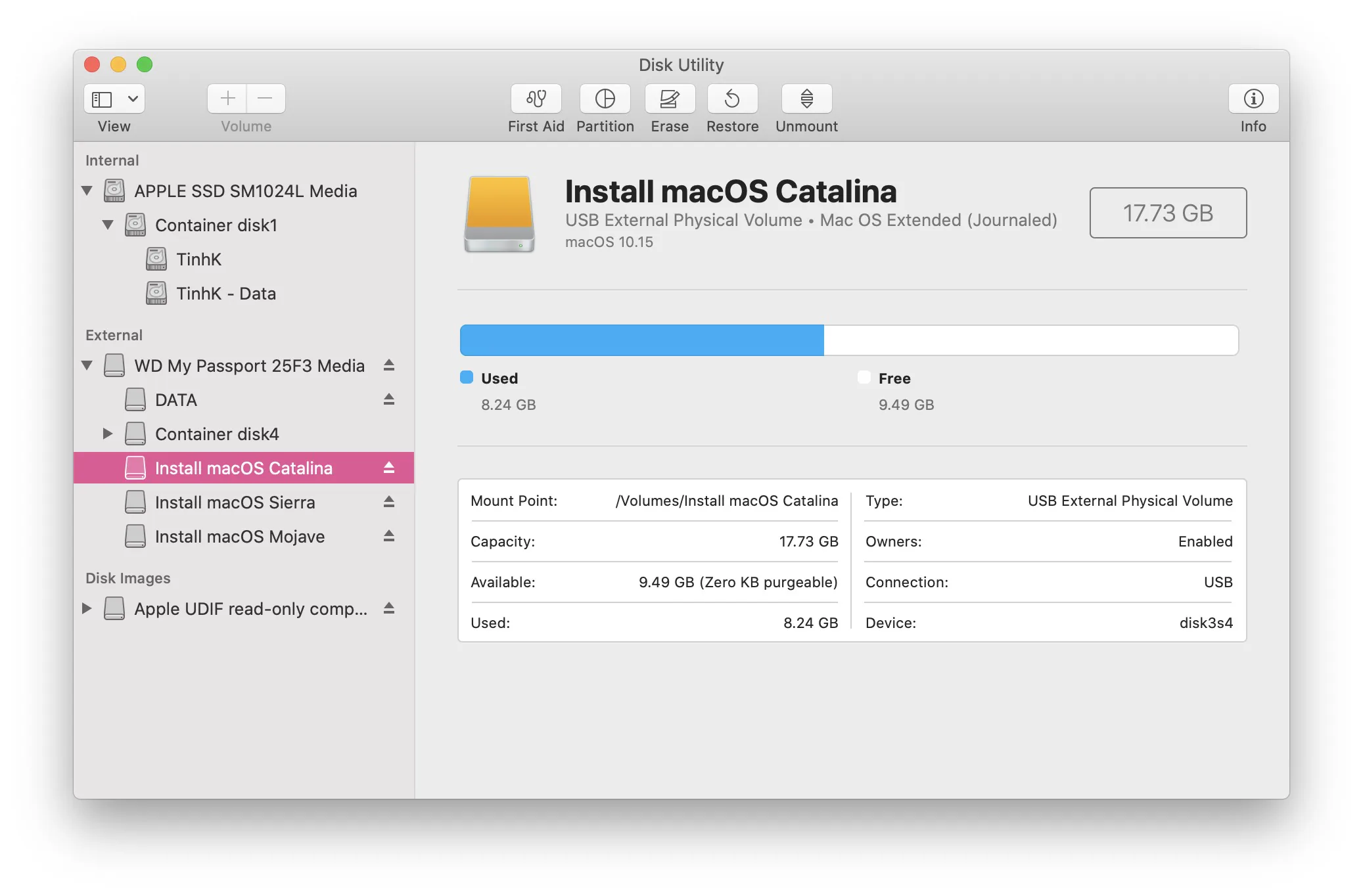 Hướng dẫn tạo bộ cài macOS 10.15 và các phiên bản khác