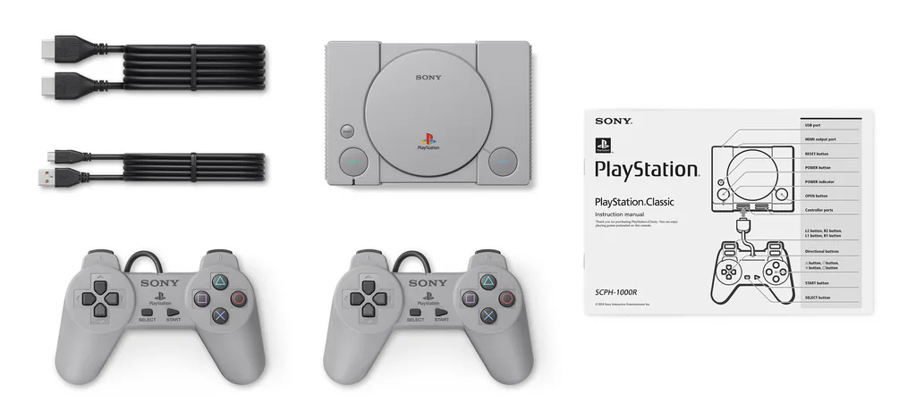 Sau 25 năm PlayStation đời đầu trở lại với tên Classic, thiết kế nhỏ gọn hơn đi kèm 20 games