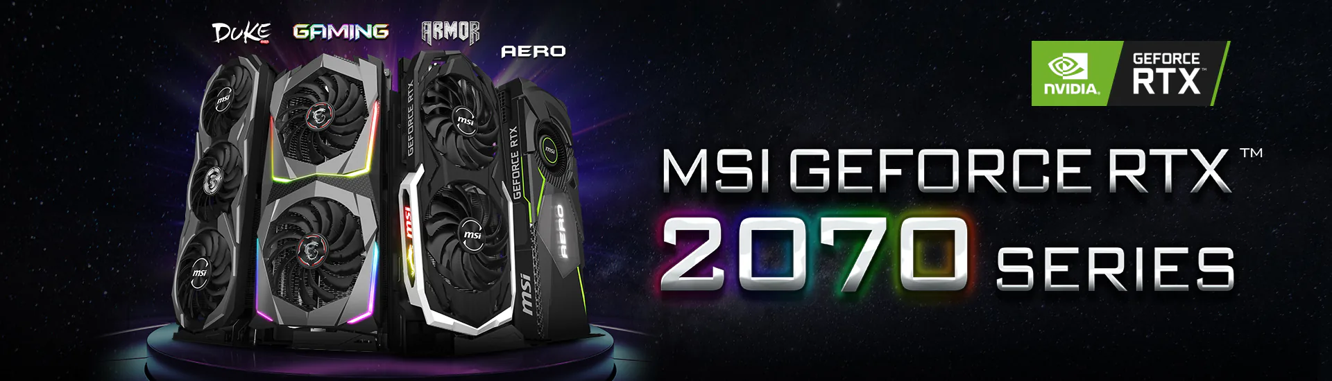 MSI bổ sung card đồ hoạ NVIDIA RTX 2070 vào dòng sản phẩm của mình