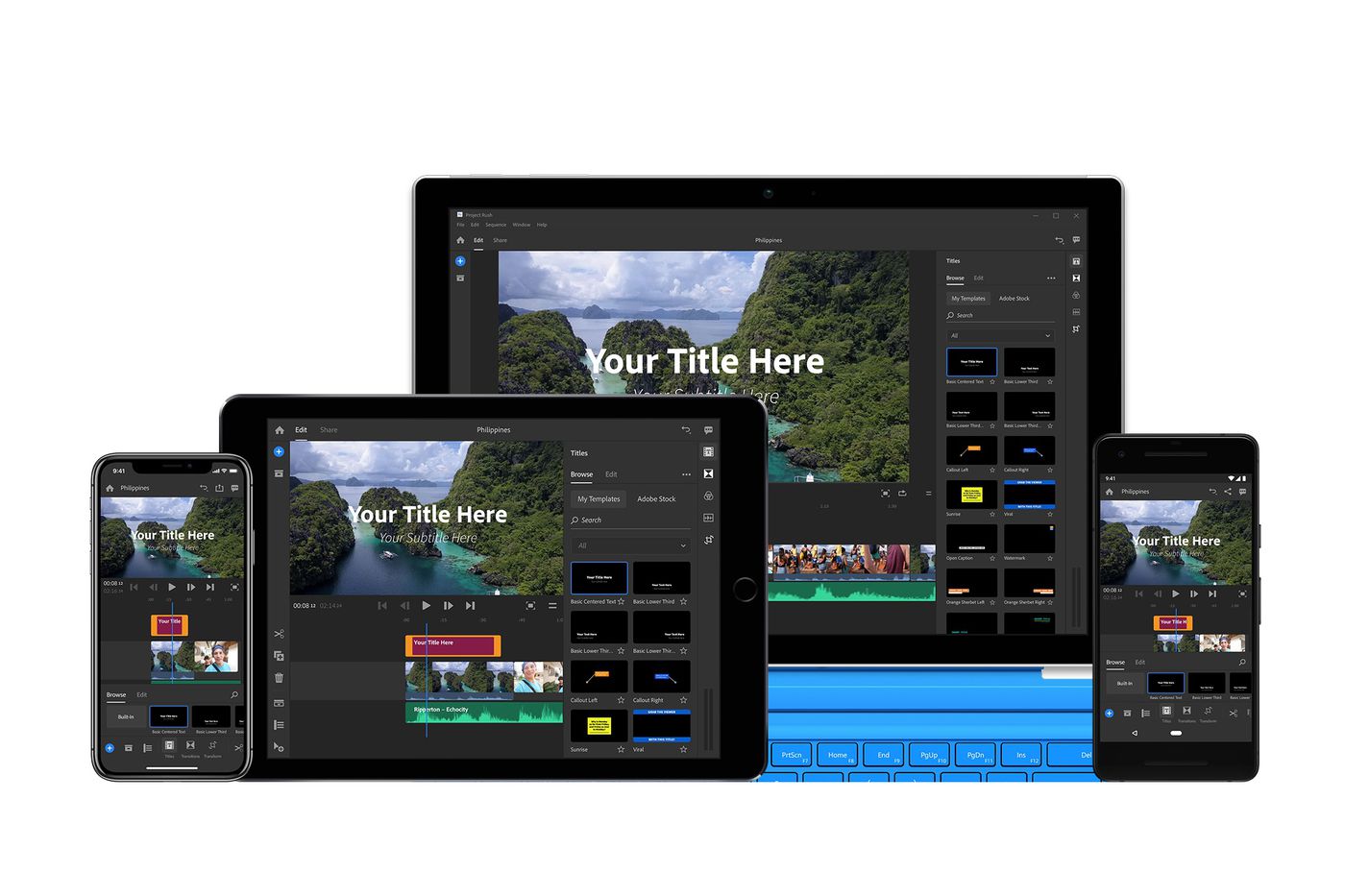 Adobe ra mắt Premiere Rush CC, ứng dụng chỉnh sửa video dành cho Youtuber