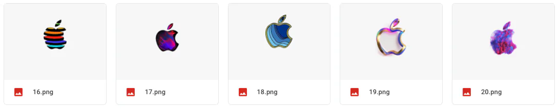 Ảnh nền đẹp chất lượng cao: 33 logo Apple dùng cho sự kiện iPad Pro tháng 10